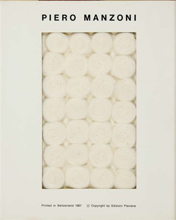 Piero Manzoni Batuffoli di ovatta, 1967 serie minimultipli,edizione limitata,...