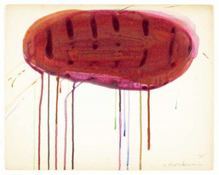 Saburo Murakami Senza titolo (Red), 1975 inchiostro su carta, cm. 32,3x40,5...