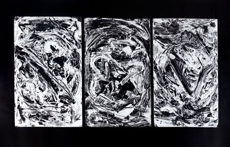 Emilio Vedova (Venezia 1919-2006)  - Trittico oltre, 1992