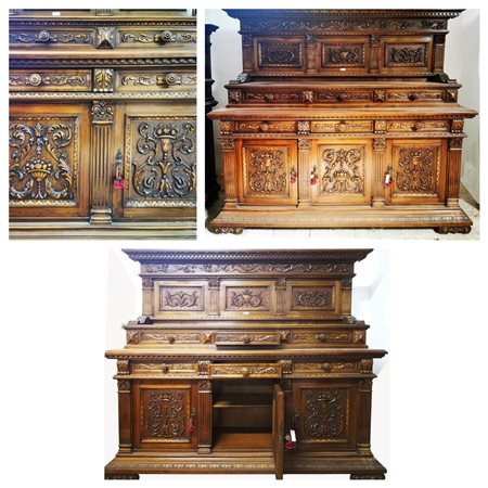 CREDENZA IN STILE NEORINASCIMENTALE