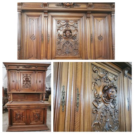 CREDENZA CON ALTO RILIEVO