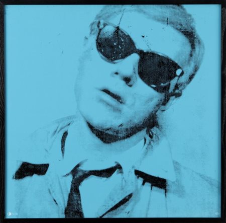 ANDY WARHOL (1928-1987) Andy Warhol turchese porcellana serigrafata Rosenthal...