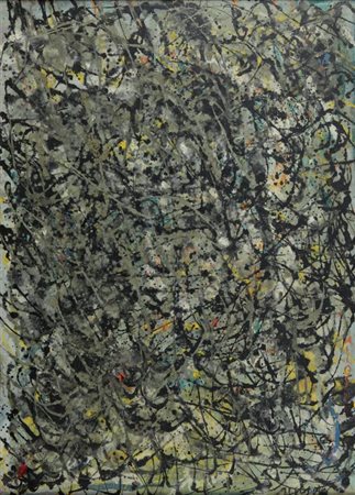 GIUSEPPE ALLOSIA (1910-1983) Senza titolo anni '60 olio su tela cm 100x80...