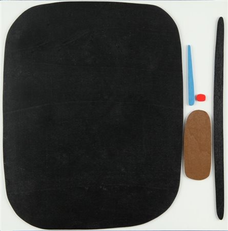 BRUNO MUNARI (Milano 1907 - 1998) Senza titolo tempera su legno cm 54x54...