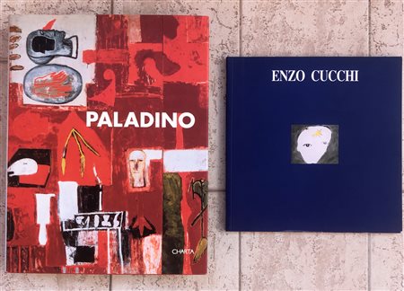 MIMMO PALADINO E ENZO CUCCHI - Lotto unico di 2 cataloghi