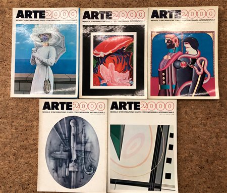 ARTE 2000 - MENSILE D'INFORMAZIONE D'ARTE CONTEMPORANEA INTERNAZIONALE - Lotto unico di 5 numeri