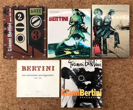 GIANNI BERTINI - Lotto unico di 5 cataloghi