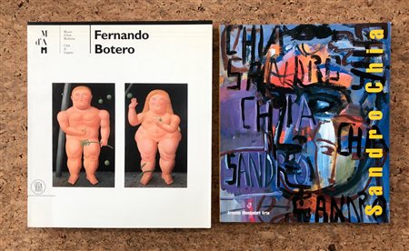 FERNANDO BOTERO E SANDRO CHIA - Lotto unico di 2 cataloghi