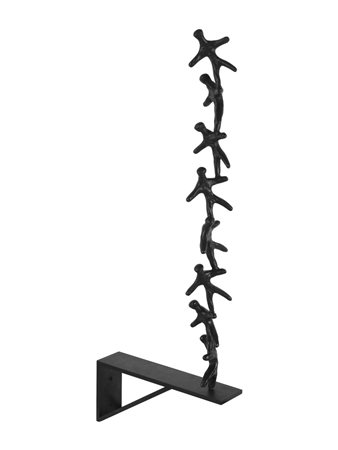 Alberto De Braud BORDER LINE scultura in bronzo, cm 96x36x8; pezzo unico...