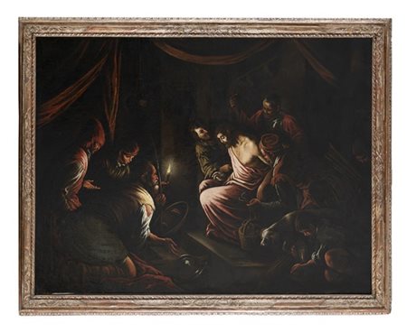 Scuola del secolo XVII, da Francesco Bassano

Cristo deriso
Olio su tela, cm 96