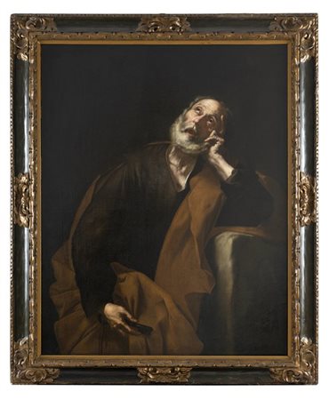 Scuola della seconda metà del secolo XVII, da Jusepe de Ribera

San Pietro peni