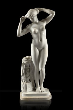 Ignoto carrarese, inizio secolo XX "Venere esquilina o Cleopatra" scultura in m