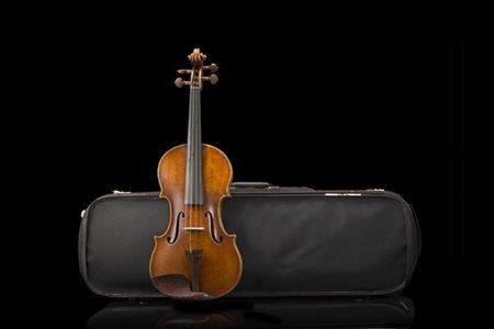 Violino di Luigi Soffritti, Ferrara 1908
Fondo in un sol pezzo con marezzatura