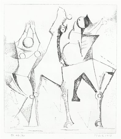 MARINO MARINI (1901-1980) - Trio felice, 1970