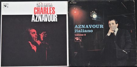 Charlze Aznavour Lotto di 2 vinili 33 giri, di Charlez Aznavour: -...