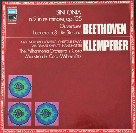 Beethoven SINFONIA N. 9 IN RE MINORE, OP 125 Cofanetto composto da due vinili...