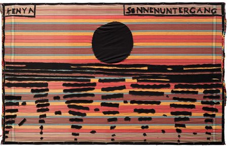 Aldo Mondino (Torino 1938-Torino 2005)  - Kenya Sonnenuntergang, 1989