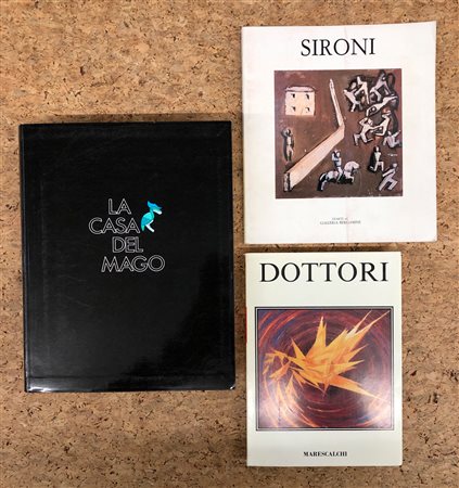 FUTURISMO ITALIANO (DOTTORI, SIRONI, DEPERO) - Lotto unico composto da 3 catalogh: