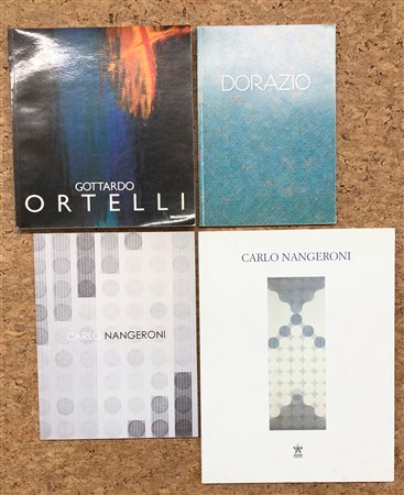 ARTE ITALIANA DEL DOPOGUERRA (NANGERONI, ORTELLI, DORAZIO) - Lotto unico composto da 4 cataloghi