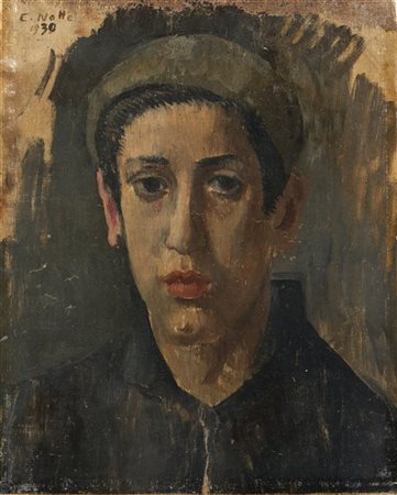 Emilio Notte "Il ragazzo" 1930
olio su tela (cm 37,5x30,5)
Firmato e datato in a