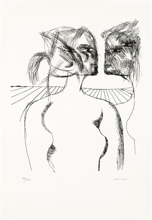 BRUNO CASSINARI (1912-1992) - Figure, 1981