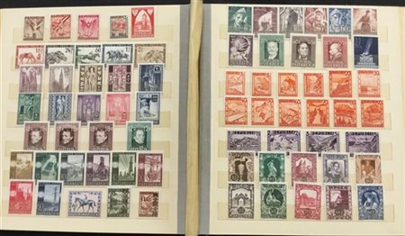 AUSTRIA 1936/1953
Collezione del periodo, con posta aerea. Notato "Dollfuss" 19