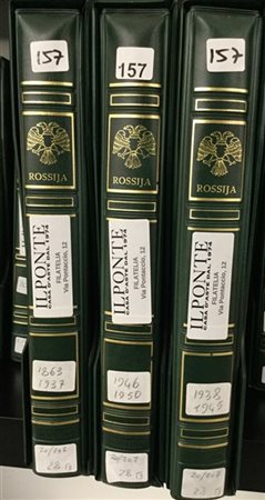 RUSSIA 1863/1950
Collezione del periodo, principalmente usata, con posta aerea