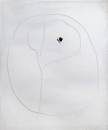 Lucio Fontana Rosario Santa Fè 1899 - Varese 1968 Concetto spaziale, 1961...