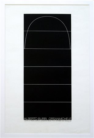 ALBERTO BURRI, Orsanmichele, 1980/1981