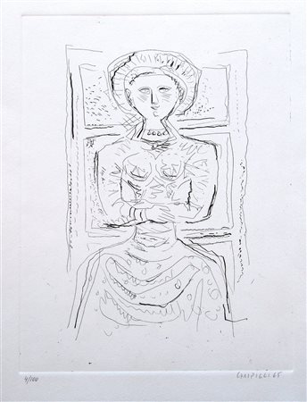 MASSIMO CAMPIGLI, senza titolo, 1965