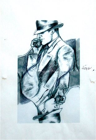 ALBERTO SUGHI, Doppia telefonata, 2000