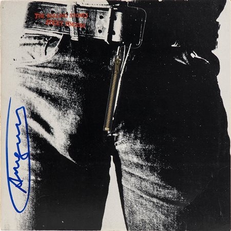 Rolling Stones, "Sticky Fingers" autografato Andy Warhol