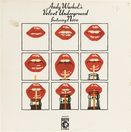 Andy Warhol's Velvet Underground featuring Nico, autografato Andy Warhol