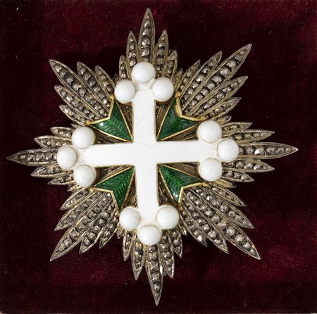 Italia, Regno. Ordine dei SS. Maurizio e Lazzaro,placca di gran croce
