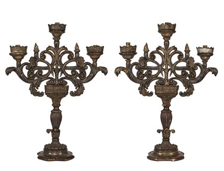 Coppia candelabri  del XIX secolo