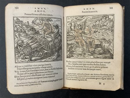 ALCIATO, Andrea. Emblemata. Lione: Guglielmo Rouillo, 1566. Copia di piccolo fo