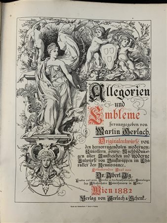 [ARALDICA] GERLACH, Martin. Allegorien und Embleme. Vienna: Gerlach, Schenk, 18