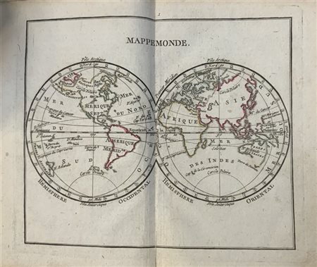 [ATLANTE]Atlas et tables elementaires de geographie ancienne et moderne. Parigi