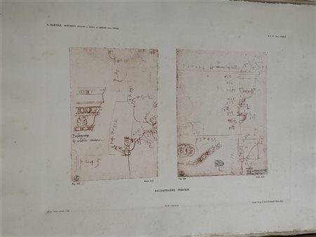 BARTOLI, Alfonso. I Monumenti Antichi di Roma nei Disegni degli Uffizi di Firen