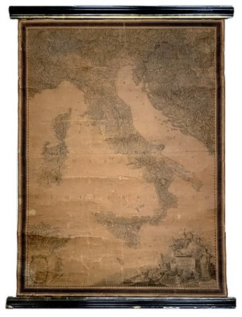 [CARTOGRAFIA - ITALIA] RIZZI-ZANNONI Giovanni Antonio (1736-1814). Nuova carta