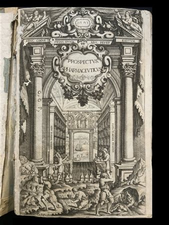 CASTIGLIONE, Giovanni Onorato. Prospectus Pharmaceuticus. Milano: Giovanni Batt