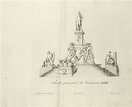 COMOLLI, Giovan Battista. Projet d'une fontaine publique. Parma: Giambattista B