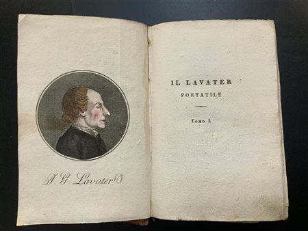 LAVATER Johann Caspar. Il Lavater portatile o sia compendio dell'arte di conosc