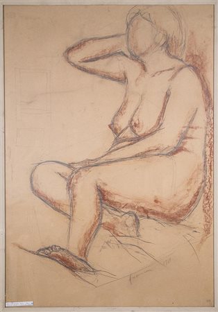 Franco Francese Nudo seduto 1959