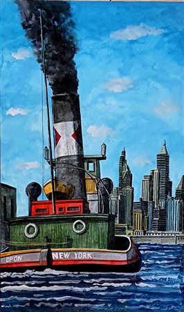 CAPUTO TONINO Lecce 1933 “Manhattan Harbour tug” 