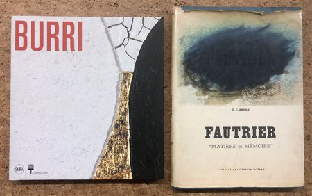 JEAN FAUTRIER E ALBERTO BURRI - Lotto unico di 2 cataloghi