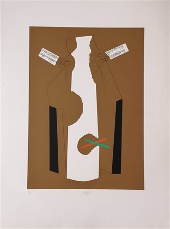 Bruno Munari "Senza titolo" 1987