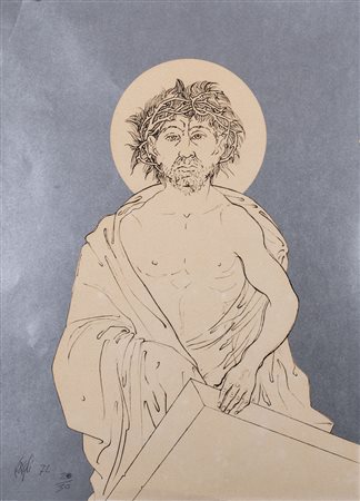 Corrado Cagli (Ancona 1910-Roma 1976)  - Figura, 1972