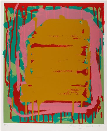 John Hoyland (Sheffield 1934-London 2011)  - Composizione oro, 1975