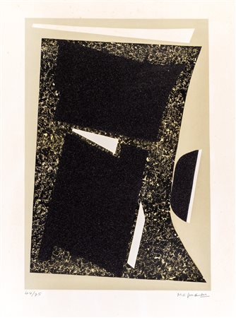 Alberto Magnelli (Firenze 1888-Parigi 1971)  - Collage n°10, 1971